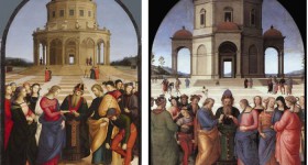 sposalizio perugino vs raffaello