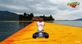 christo floating piers meme mario kart